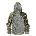 Tactical Ghillie Suit with Hat, Breathable 3D Leafy Sniper Cloak Coat for Hunting, Airsoft, Paintball, CS & Outdoor Wargame